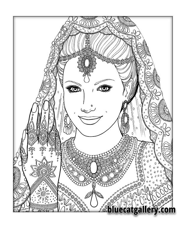 Download Color Me Beautiful, Women of the World: Adult Coloring Book